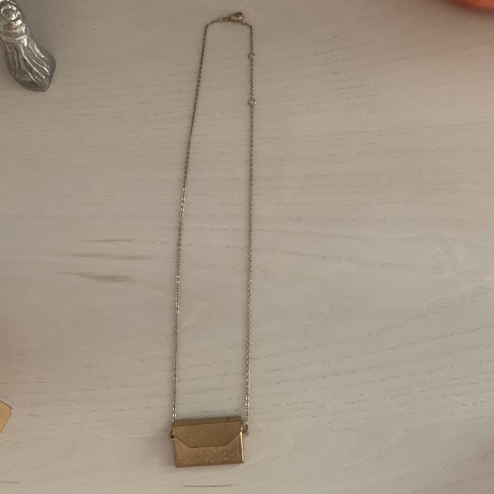 I Love You Envelope Letter Adjustable Necklace - Picture 4 of 10